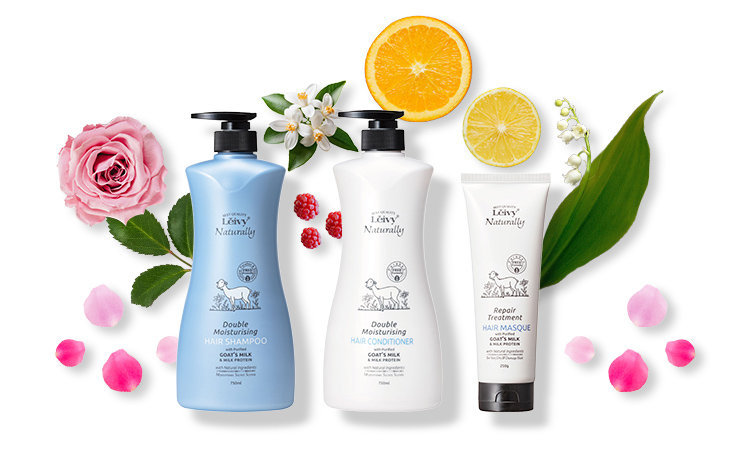 ゴートミルク配合のLeivyヘアケアは髪の保湿にもおすすめ
