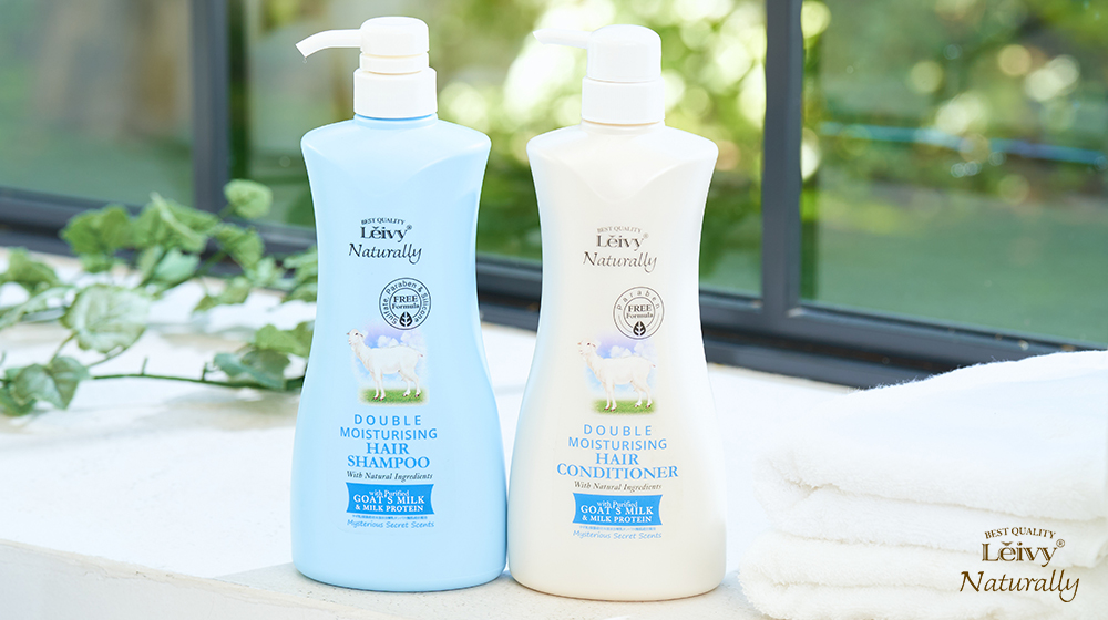 ヘアコンディショナーゴートミルク７５０ｍｌ×２本セット｜Leivy